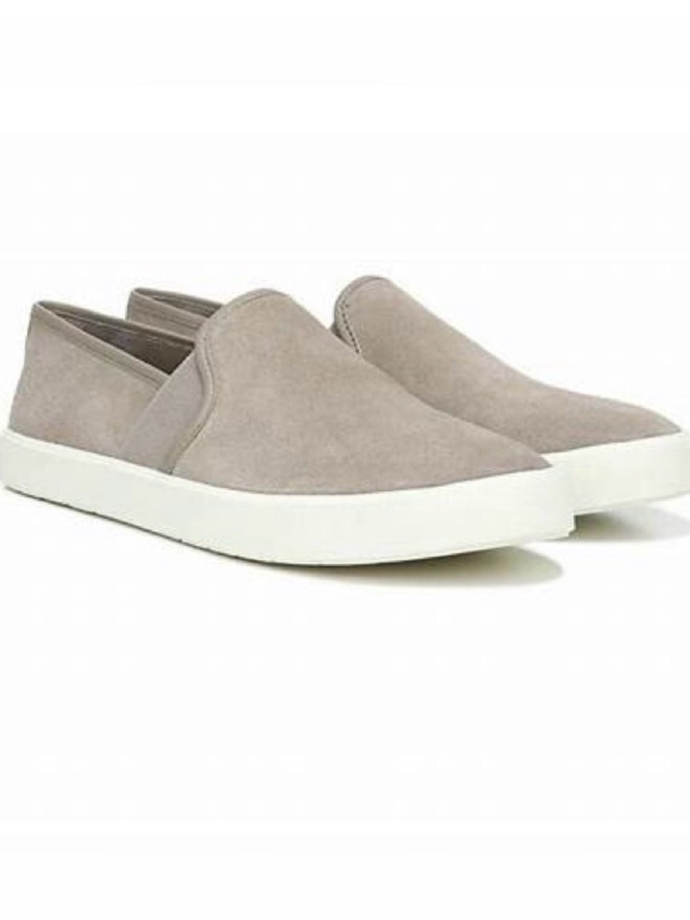 Vince Preston Sz 10 Brushed Suede Tan Loafers Slip-On Women’s Comfort Minimalist